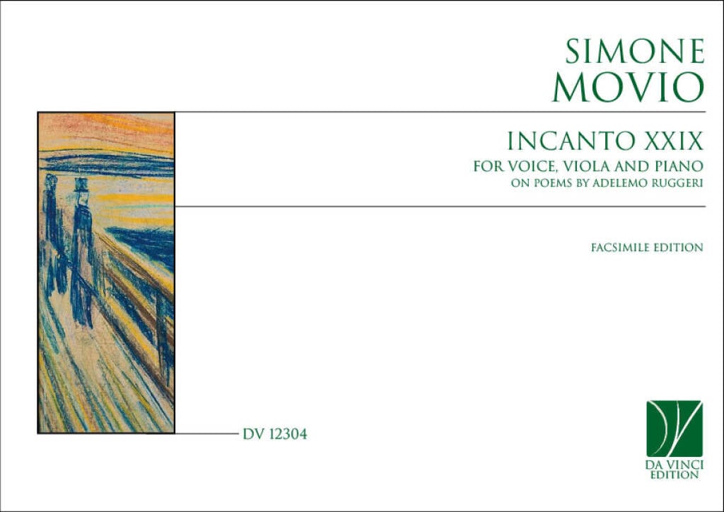 Incanto XXIX, for Voice and Piano